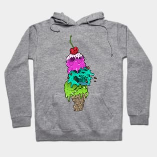 Ice cream pileup Hoodie